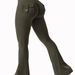 Women's Clothing Yoga Workwear Style Peach Hip Pocket Flared Pants Sports Quick Drying Tightening Sexy Trousers_ecoleips.com