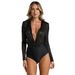 Women's Clothing Spring And Summer Solid Color Fashion Deep V Neck Long Sleeved Shirt Sequined Stitching Hip Wrapped Jumpsuit_ecoleips.com
