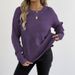Autumn And Winter Pullover Top Women's Woven Sweater Casual Bottoming Shirt Round Neck Sweater Wholesale_ecoleips.com