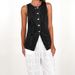 Independent Station Cross-Border New European And American Retro Fashion Round Neck Sleeveless Waist-Cinching_ecoleips.com