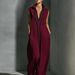 Elegant V-Neck Color-Block Casual Midi Dress For Women, Breathable Stretch A-Line Sundress For Daily Wear, Travel, And Office_ecoleips.com