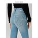 Retro High-Waisted Flared Jeans for Women Versatile All-Season Colors Four-Way Stretch Slim Fit Hip Lifting Spring Style Size 26_ecoleips.com