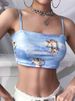 2025 New Fashion Women Camisole Sling Top Vest Sleeveless Cold Shoulder The Angel Of Cupid Print Short Camis Female Summer Top_ecoleips.com