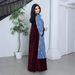 Modest Abaya Dress/Muslim Dress Women Luxury Velvet Abaya With Rhinestone Embroidery – Elegant Long Sleeve Dress For Muslim Women, Modest & Stylish_ecoleips.com