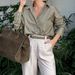 Women's Clothing Women's Solid Color Long Sleeve Top Casual Vacation Travel Clothing European American Style For Spring Summer_ecoleips.com