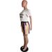 Women's Clothing Rainbow Striped Shorts & T-Shirt Set - Casual Loose Fit Summer Two Piece Outfit Vibrant Summer Essentials_ecoleips.com