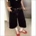 Women's Clothing Cow Women's Black Cropped Jeans Sexy High Street Fashion Checkerboard Patchwork Hot Girl Street Style Jeans_ecoleips.com