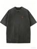 Oversized Retro Washed Tee | Unique Vintage Style Short Sleeve Shirt_ecoleips.com