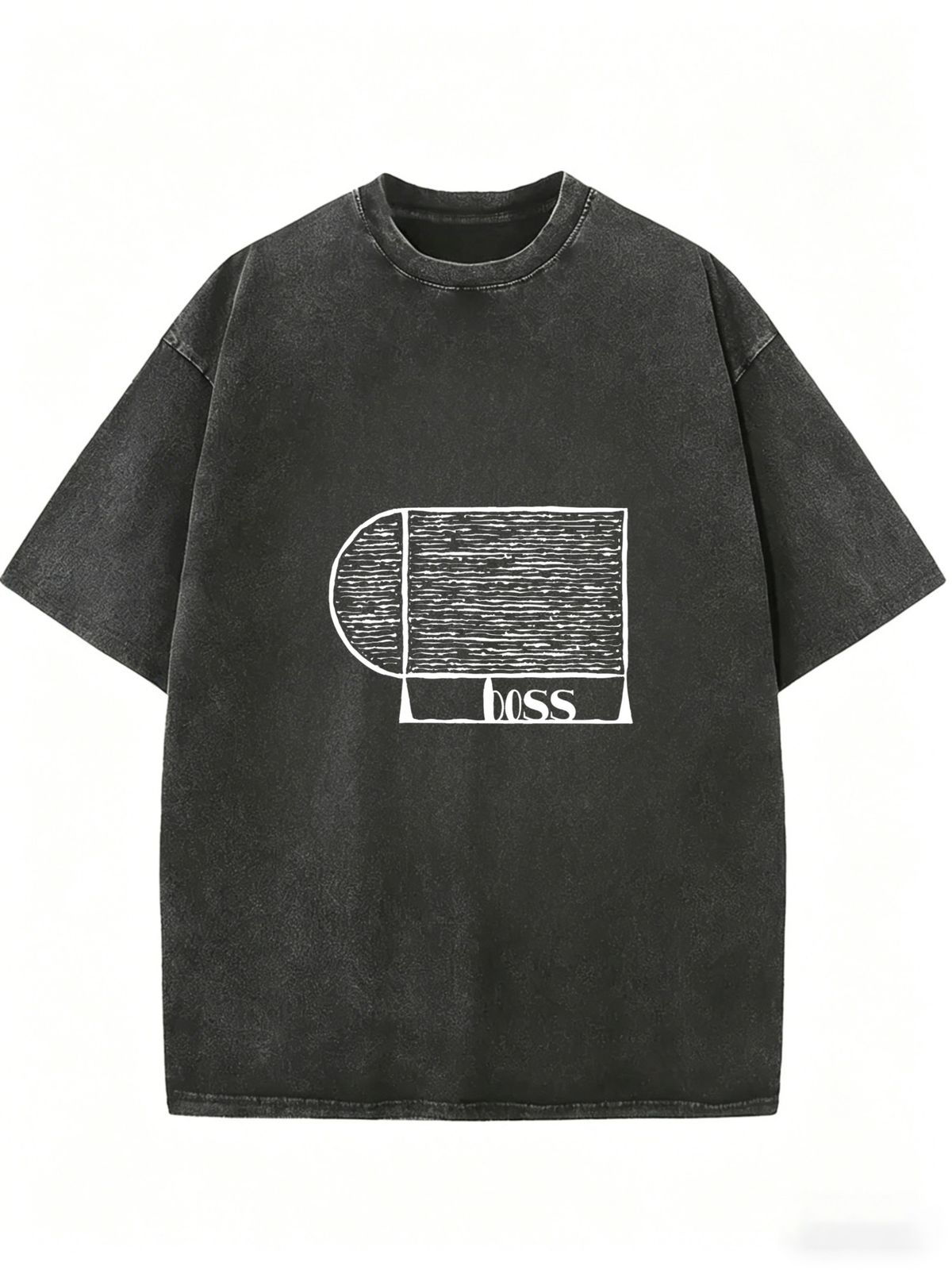 Women's Everyday Washed T-Shirt, Comfortable Oversized Street Fashion Top_ecoleips.com