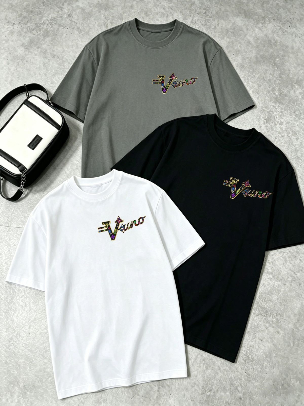 3-Pack Women’s Casual Cotton T-Shirts, Basic Crew Neck Short Sleeve Tops In Black, White & Grey, Comfortable Essentials For Every Occasion_ecoleips.com