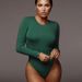 Autumn New Solid Color Slim-fit Crew Neck Long-sleeved Primer Onesie_ecoleips.com