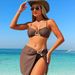 Women's Clothing Three Piece Suit Solid Color Detachable Shoulder Straps Sexy Durable High End Swimsuit_ecoleips.com