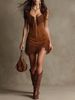 Western Style Suede Tassel Camisole Short Dress for Hot Girl Waist Cinching Short Sleeve Retro Vacation Dress New 2026_ecoleips.com