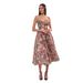 Women's Clothing Women's V Neck Printed Dress Casual Zipper Suspender Style Spring Summer Party For Formal & Casual For Women_ecoleips.com