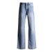 Light Blue Women's Straight Leg Jeans Low Waisted Slimming Long Legged Autumn Style Retro Sexy Denim_ecoleips.com