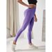 Women's Clothing Seamless High Waist Slim Fit Peach Hip Lifting Abdominal Yoga Fitness Wear Outer Wear Slimming Quick-drying Sports Tight Pants_ecoleips.com