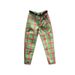 Women's Clothing Spring And Autumn New Red And Green Plaid Carrot Jeans Women's Slimming High Waist Curled Harem Pants Trendy_ecoleips.com
