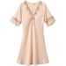 Bring Your Own Chest Pad, Women's New Ice Silk Nightdress With Bra Integrated Chest Pad, Silk Pajamas, Sexy Lace._ecoleips.com