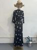 Women's Clothing Loose Breathable Casual Round Neck Flower Print Skirt Suit_ecoleips.com