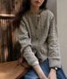 Australian Merino Wool Cable Knit Cardigan – Petite-Friendly Cropped Length With Honeycomb Stitch, Softest Wrap For Cool Weather_ecoleips.com