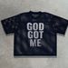 Gothic Y2K Short-Sleeved T-Shirt for Men And Women Hollow out Mesh Printed Rugby Uniform Casual Top European American Style Summer Cross-Border Fashion_ecoleips.com