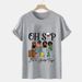 Summer European And American Cross-border Foreign Trade Wholesale T-shirts, Round-neck Casual Plus-size Loose_ecoleips.com