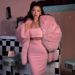Luxury Pink Faux Fox Fur Coat – Plush Winter Jacket With Quilted Lining (S/M/L) – Elegant British-Style Outerwear_ecoleips.com