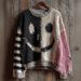 Women's Clothing Autumn And Winter V Neck Top Casual Drop Shoulder Women's Sweatshirt Imitation Wool_ecoleips.com