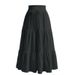 Spring Summer Bohemian Layered Cake Skirt Women Flowy Swing Half Skirt_ecoleips.com