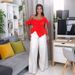 Women's Clothing One Shoulder Tops_ecoleips.com