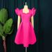 Women’s Clothing ruffled A line dress, slimming and belly covering plus size party dress, princess dress dresses_ecoleips.com