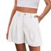 European And American Cross-border New 2026 Spring/summer Urban Style Elegant Women's High-waisted Casual Shorts_ecoleips.com
