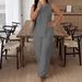 Women's Casual Cotton Linen Pant Sets Comfortable Loose Tops Wide Leg Pants European And American Fashion 2026 Cross Border E Commerce Amazon_ecoleips.com
