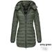 Women's Clothing Slim-Fit Quilted Jacket - Mid-Length Winter Coat With Cotton Fill (S-XXXL, 7 Colors)_ecoleips.com