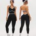 High Waisted Color Blocked Nude Backless Running Fitness Yoga Jumpsuit Relaxed Everyday Wear Versatile Comfortable Feshion Trend_ecoleips.com