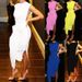 2021 European And American Women's Fashion New Summer Solid Color Short-sleeve Sleeveless Dress, Slim Fit, Bodycon,_ecoleips.com