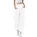 High Waist Jogger Pants For Women – Stretchy Cuffed Lounge Pants (Polyester, 16 Colors, S-Xxxl, Casual, Yoga, Streetwear)_ecoleips.com