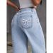 Women's Clothing Summer New Jeans Women's Clothing Hot Selling High Waist Straight Loose Long Pants_ecoleips.com