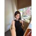 Stunning Sexy Waist-Cinching Women's Summer French Style Elegant Little Black Birthday Party Short Dress_ecoleips.com