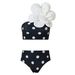 Women's Clothing Printed Swimsuit Suit Retro Belly Covering Chiffon Skirt Swimsuit_ecoleips.com
