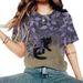 Summer Women's T-Shirt Minimalist Printed round Neck Short Sleeve Top Comfortable Fashionable European American Style_ecoleips.com