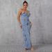 Women's Denim Dress - Casual Tube Top Workwear Style With Large Pockets_ecoleips.com