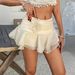 DiYun 2025 Spring/Summer European And American Women's Short Bohemian Casual Vacation Solid Color Floral_ecoleips.com