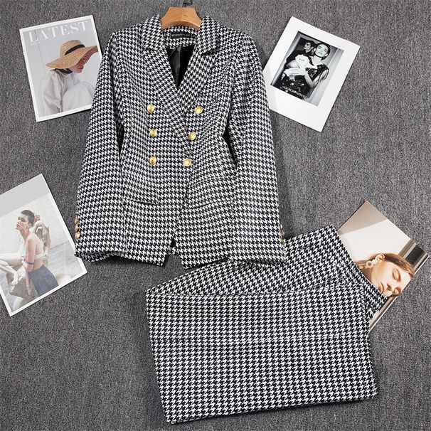 Women's Clothing Spring Red Suit Jacket Women's New Professional Temperament Commuter Small Fashion Suit Set_ecoleips.com