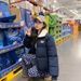 Retro Vintage Quilted Jacket With Faux Shearling Collar, Winter Warm Short Padded Coat, Thickened Polyester Outerwear For Women & Teens_ecoleips.com