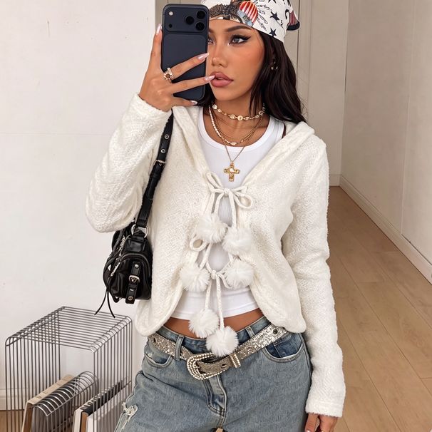 Autumn New Style Cardigan/short Top For Women; Knitted Cardigan._ecoleips.com