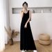 2026 Popular Ice Silk Ribbed Tank Top D, Mid-length, Versatile For Inner Or Outer Wear, Casual Tummy-covering Long_ecoleips.com