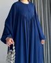 Muslim Dress Women Elegant Middle Eastern Muslim Abaya – Flowy Skirt Modest Dress For Women (S-XXL)_ecoleips.com
