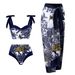 Women's Clothing Split Three Piece Bikini Swimsuit Female Hot Style Mesh Skirt Swimsuit Suit_ecoleips.com