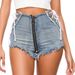 Women's Clothing Summer And Autumn Women's Denim Shorts Hot Pants Super Store Women's Sexy High Waist Jeans_ecoleips.com